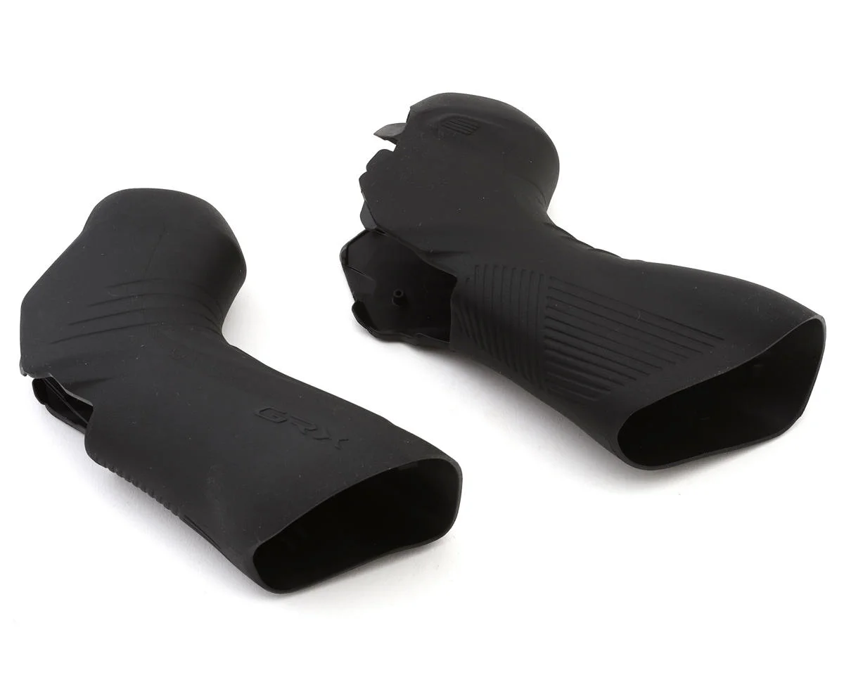 Shimano ST-RX825 GRX Di2 STI Lever Hoods (Black) (Pair)